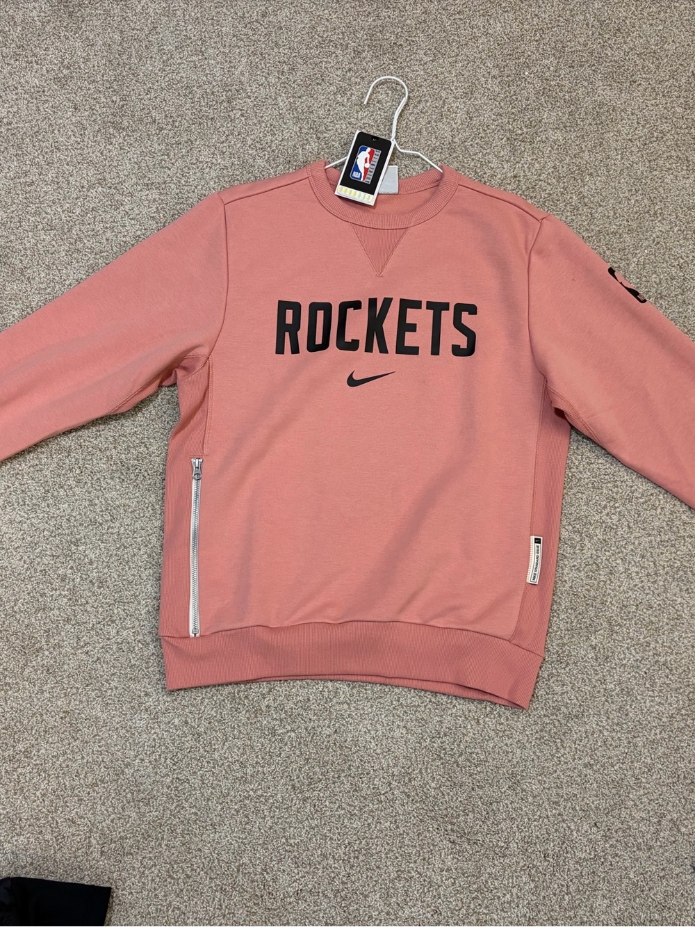 Nike Rockets Women’s Crewneck Sweatshirt - Dusty Pink